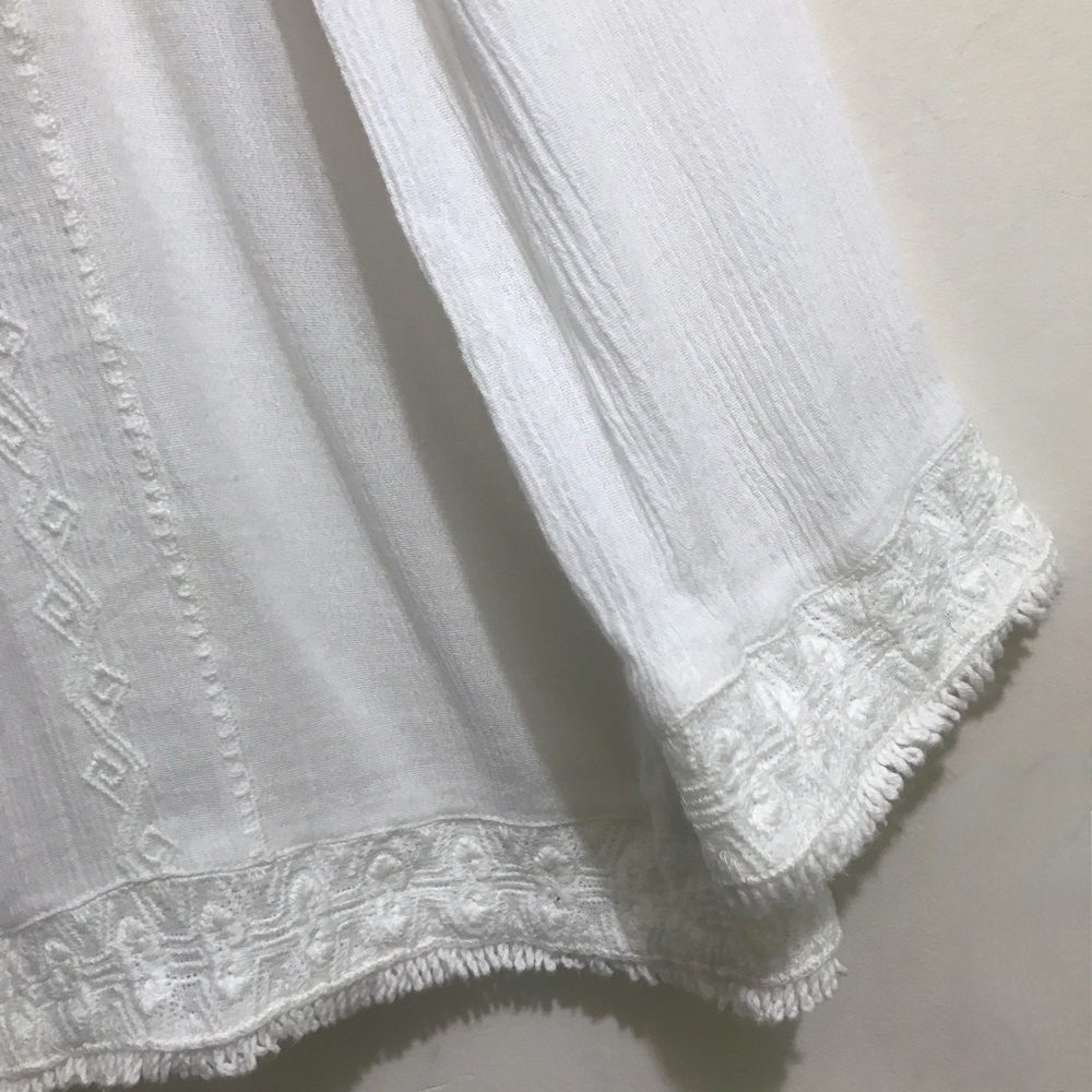 Caslon Long Sleeve Slip Over Blouse w/ Embroidery - Picture 10 of 12